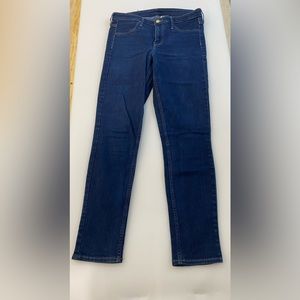 Softened denim jeans